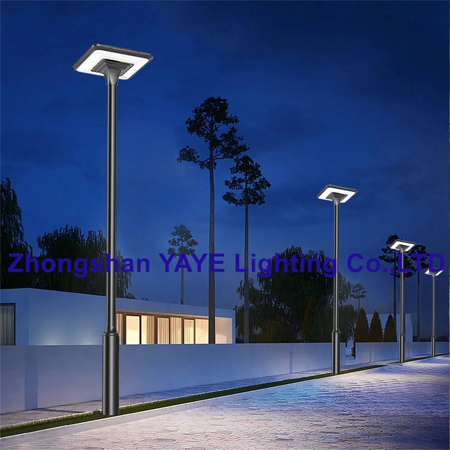 Yaye Solar CE Hersteller 200W IP66 Aluminium LED Garten Rasen Park Landscape Dekorative Lithium-Batterie-Licht 23 Jahre Lampenproduktion Erfahrung Exportieren