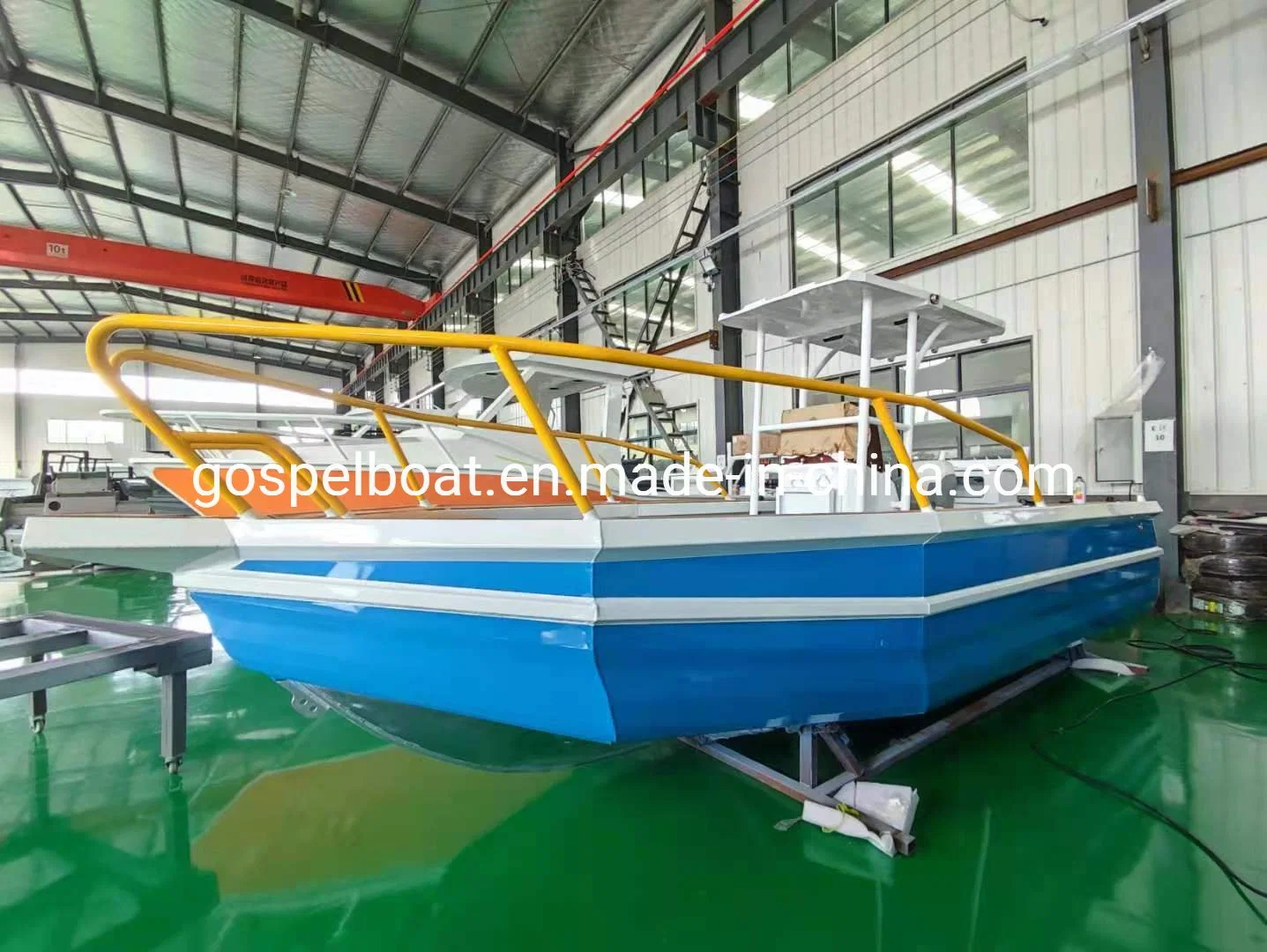 Gospel Boat 20ft/6m Consola central de aluminio lancha motora/lancha motora al aire libre