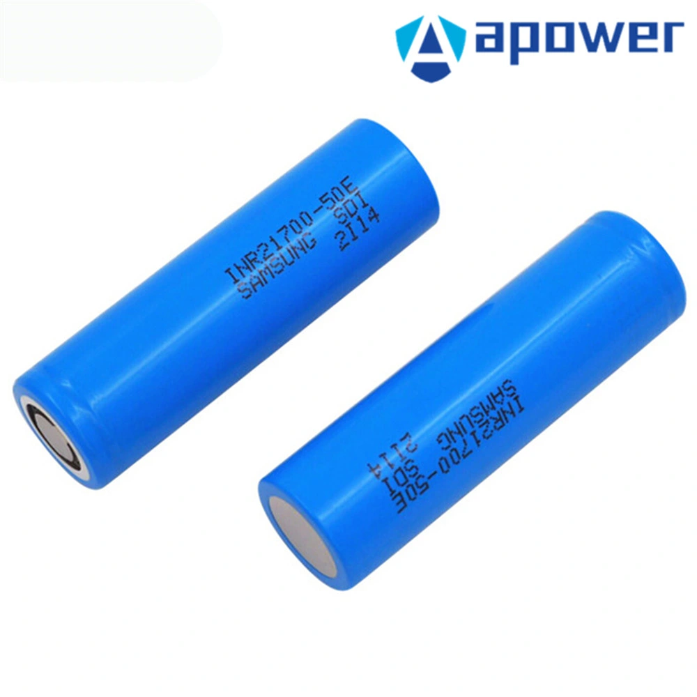 Fabrikpreise 100% Original für Samsung Inr21700 50e Akku 50E 3,7V 5000mAh 10A Lithium-Batterie für Autobatterie