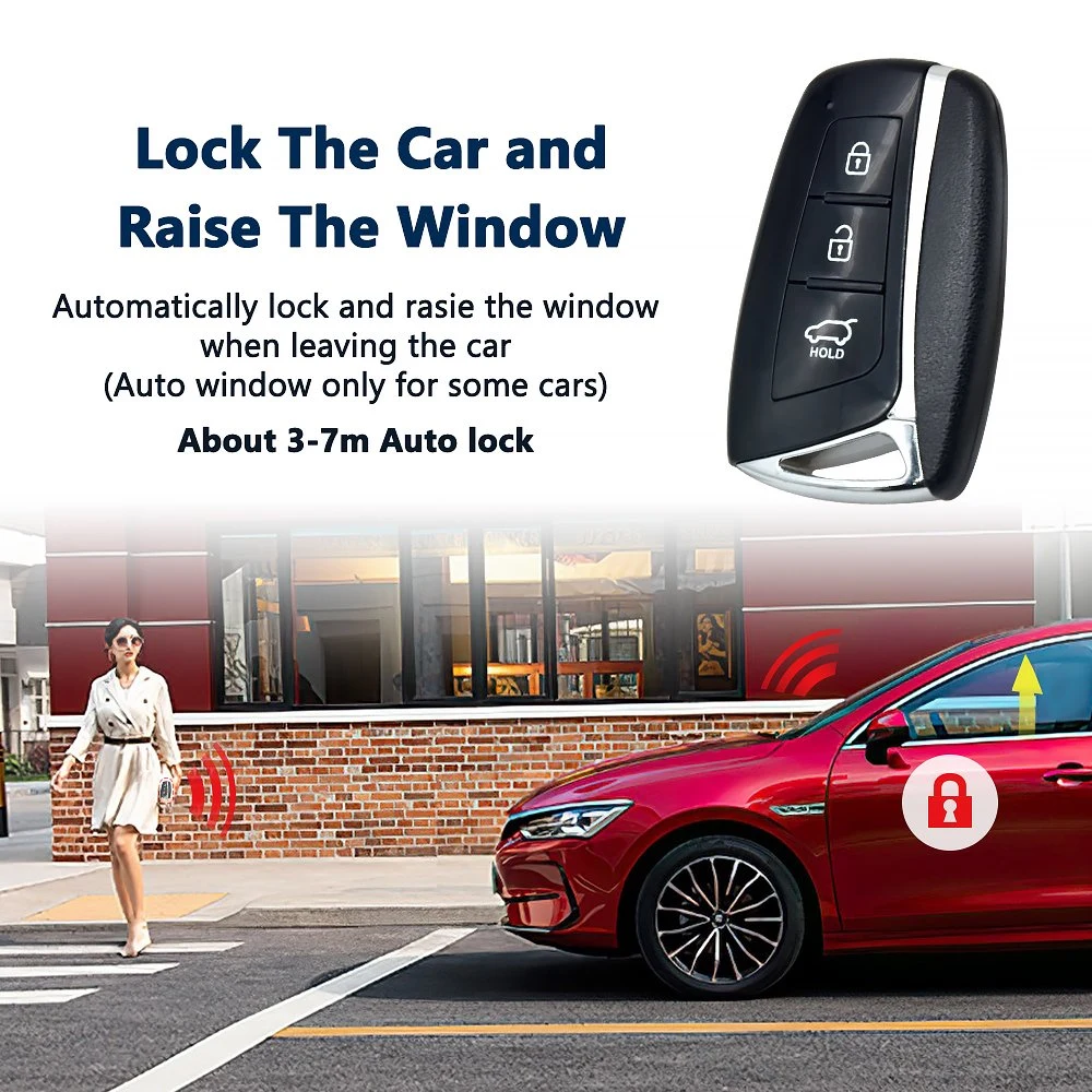 Car Keyless Entry Alarm Smart Push Button Pke Engine Start Stop System