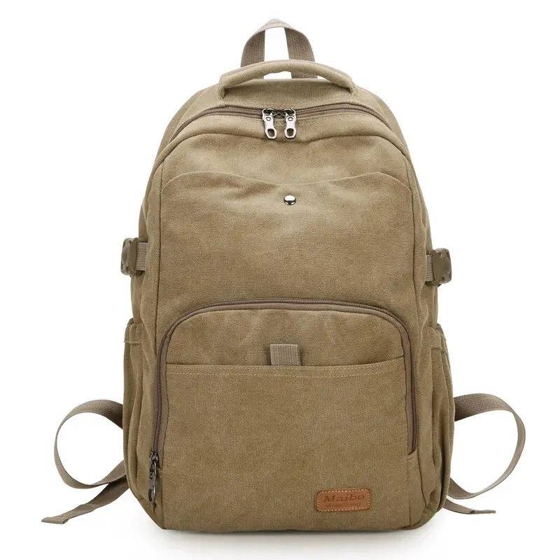 Casual Canvas Backpack Fashion Unisex School Backpacks Business Laptop Bag Large Capacity Travel Bags Male Bag