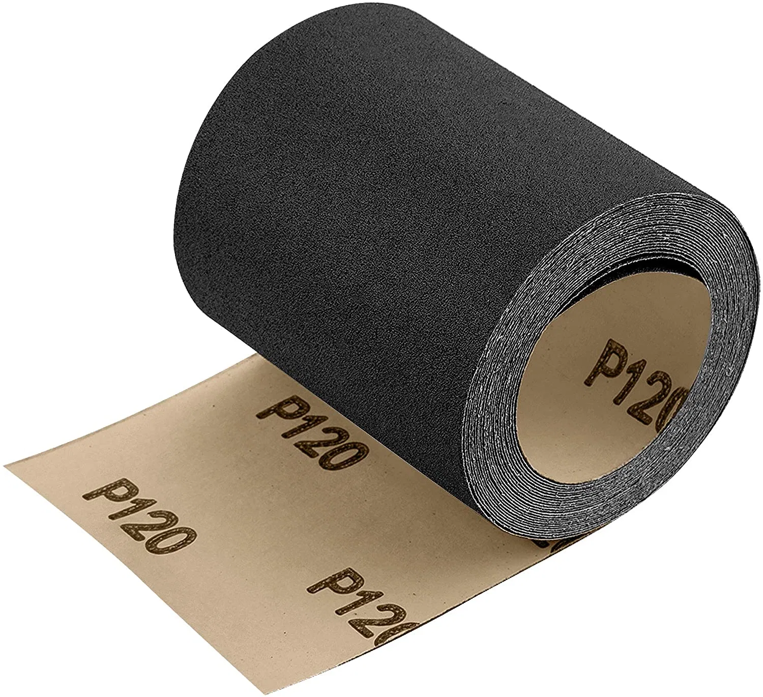 Abrasive Paper Roll White Paper Black and Red Sand Paper for Wood Use Hardware Tools DIY Sandpaper Roll