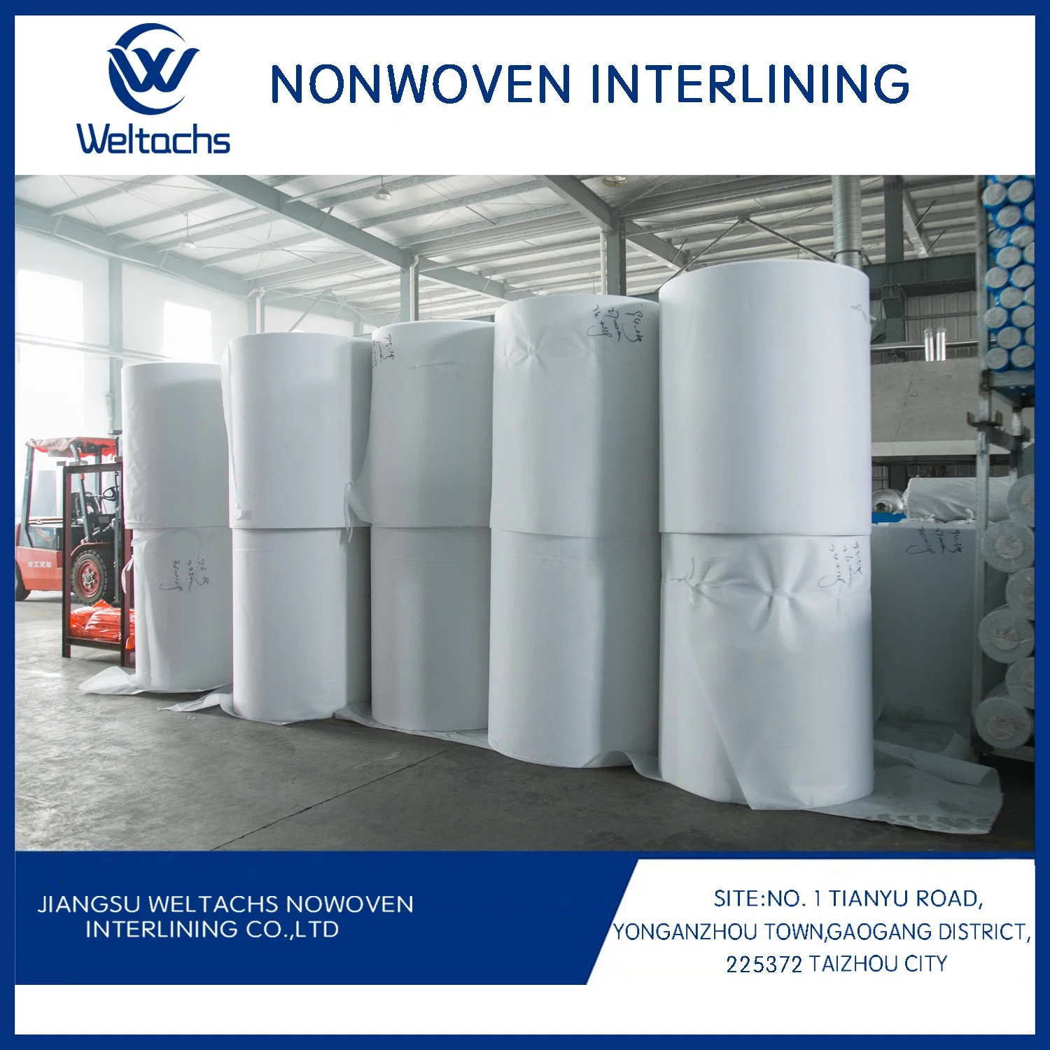 100% Polyester Nonwoven Interlining for Garments DOT Fuse Interlining