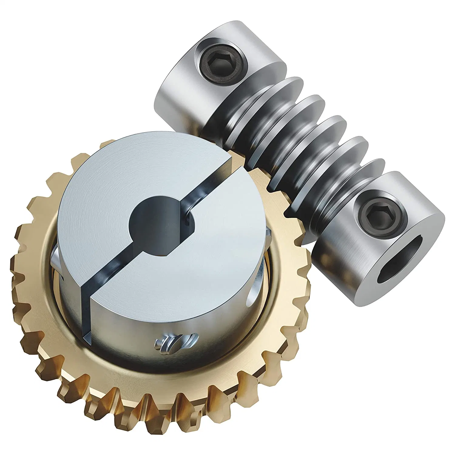 Precision Anti-Backlash Stainless Steel Worm Gear and Bronze Worms