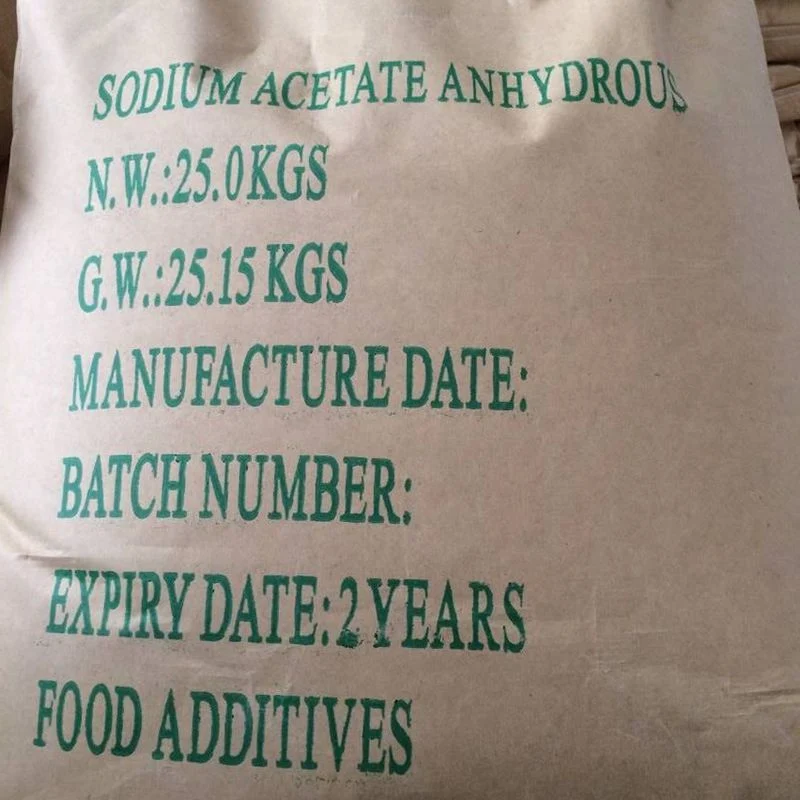 Agents de conservation des aliments de nouvelle génération cas: 127-09-3 acétate de sodium anhydre