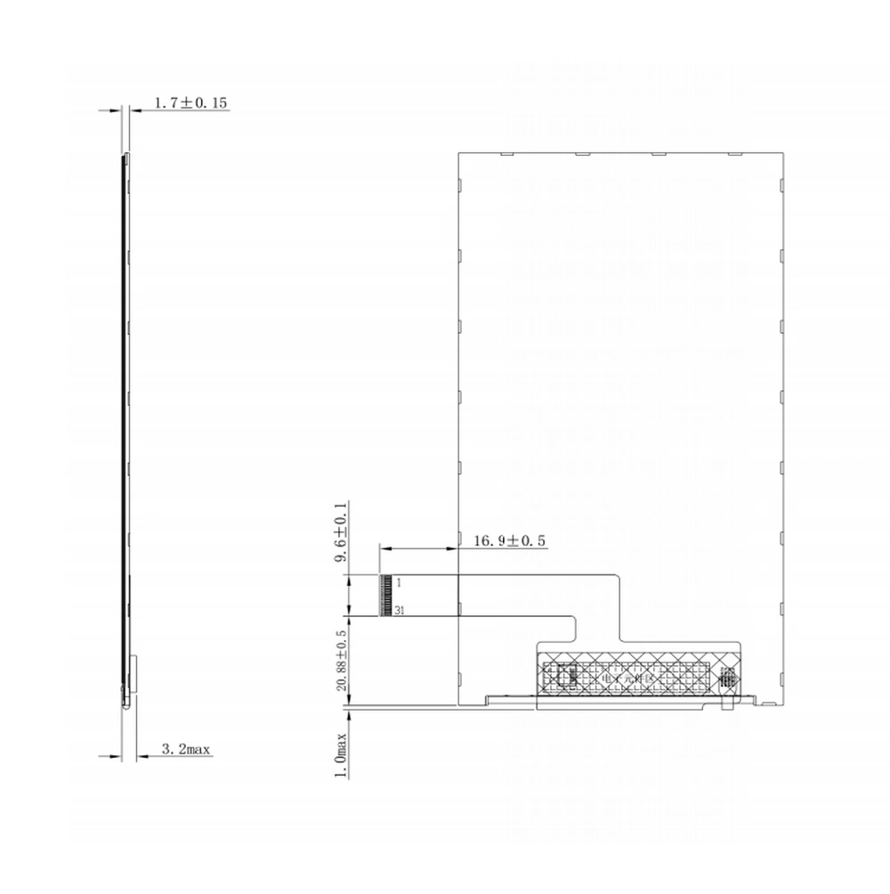 80/80/80/80 Free View 1920*1080 Resolution 5.5inch LCD Display TFT Modules