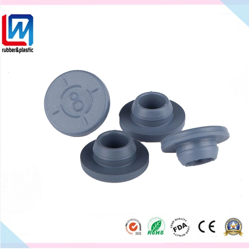 Customized Wear Resisg Rubber Cap Silicone Seal Stopper Plastic Plug Rubber Stopper for Medical Cosmetics Bottle