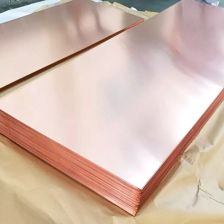 Customized 99.9% 0.3mm 0.5mm 1mm 1.5mm 2mm 3mm 4mm Pure Flexible Copper Sheet