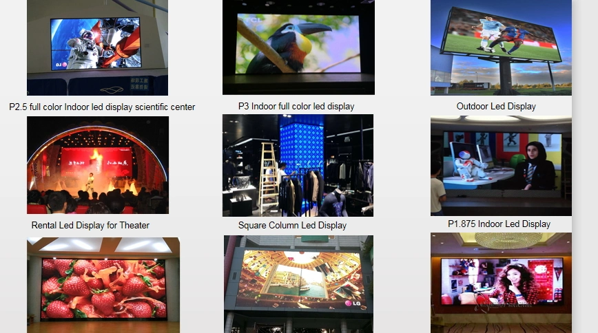 Full Color Indoor P4 Exhibition LED Video Display