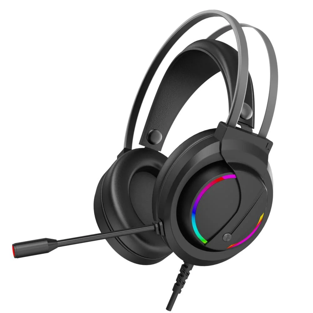 Auriculares Bluetooth ® para juegos con auricular estéreo de sonido envolvente LED RGB Light Ear Con micrófono