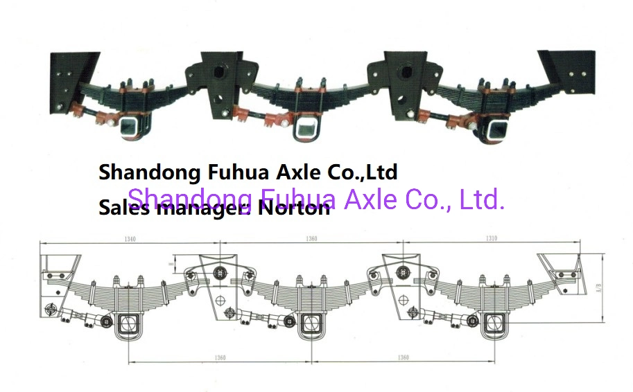 Custom-Made Mechanical Leaf Spring Suspension