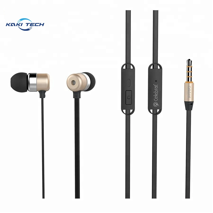 Venta en caliente Kaki celebrar G2 3,5mm conectores y cable plano Auricular de comunicación por cable para Samsung Galaxy S3