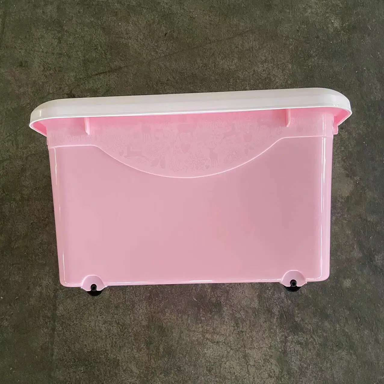 Home Use Storage Box with Lid and Wheels Customized Color 100% PP Hot Sale Bulk Production OEM