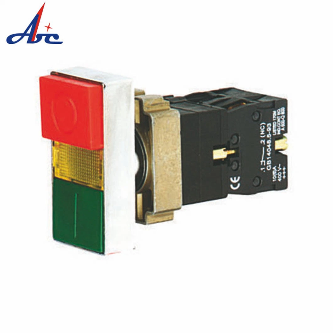 Rectangle Convex Head Type on/off Lighting Push Button Switch