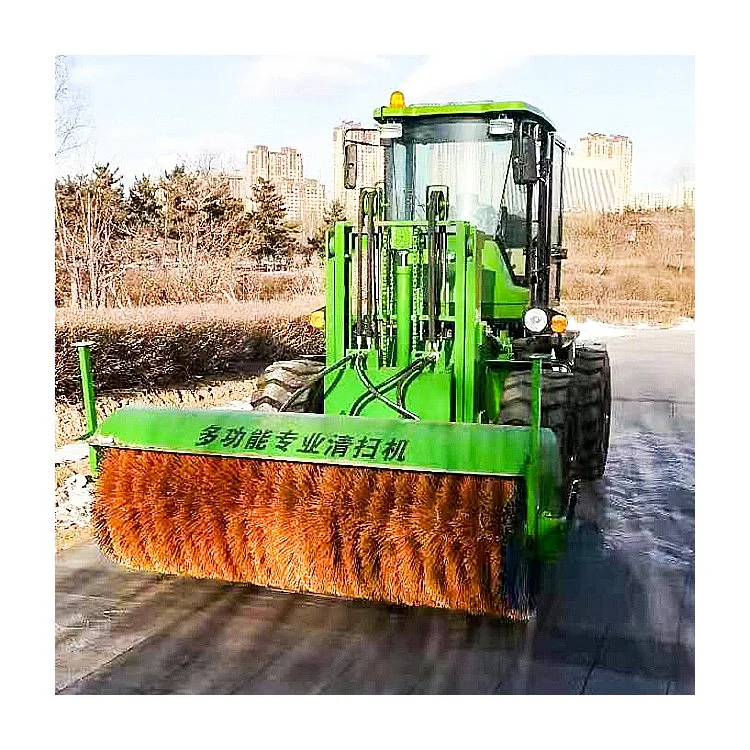 Road Snow Sweeper Snow Remover Russia Snowplow Snow Removal Truck