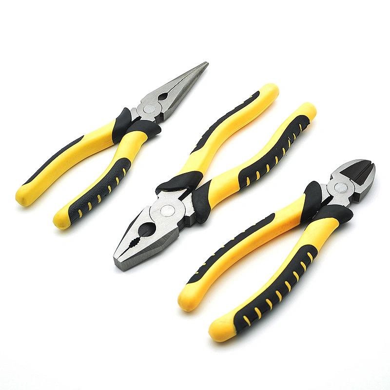 6 Inch 8inch Heavy Duty CRV or Carbon Steel Drop Forged Heated Combination Pliers Function Cutting Plier