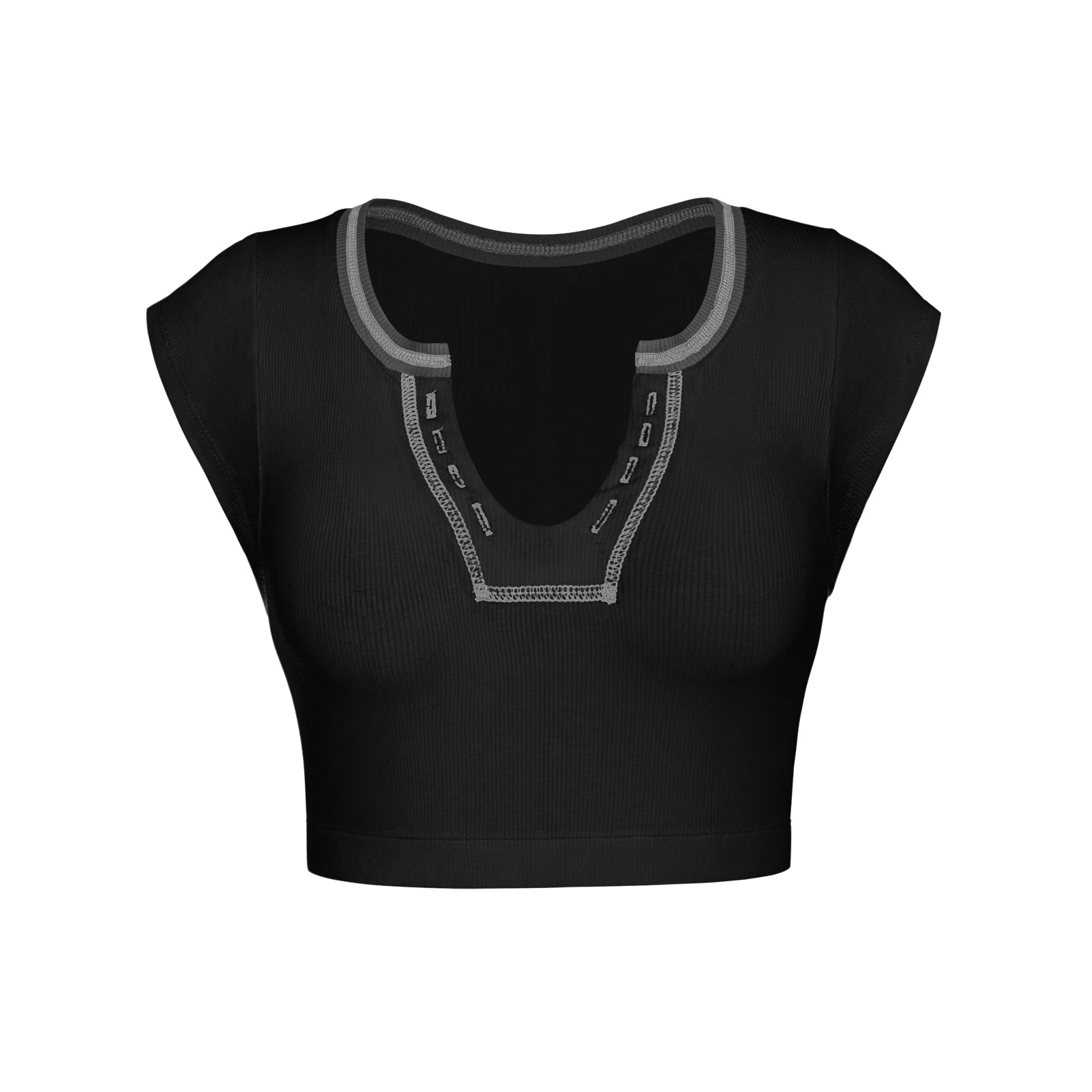 High quality/High cost performance Sleeveless Trends Tight Fitting Casual Women Comfortable Fashion Shirts