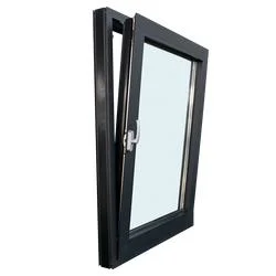 Customized Tempered Glass Aluminum-Wood Double Hung Windows for Hotel, Hospital, House