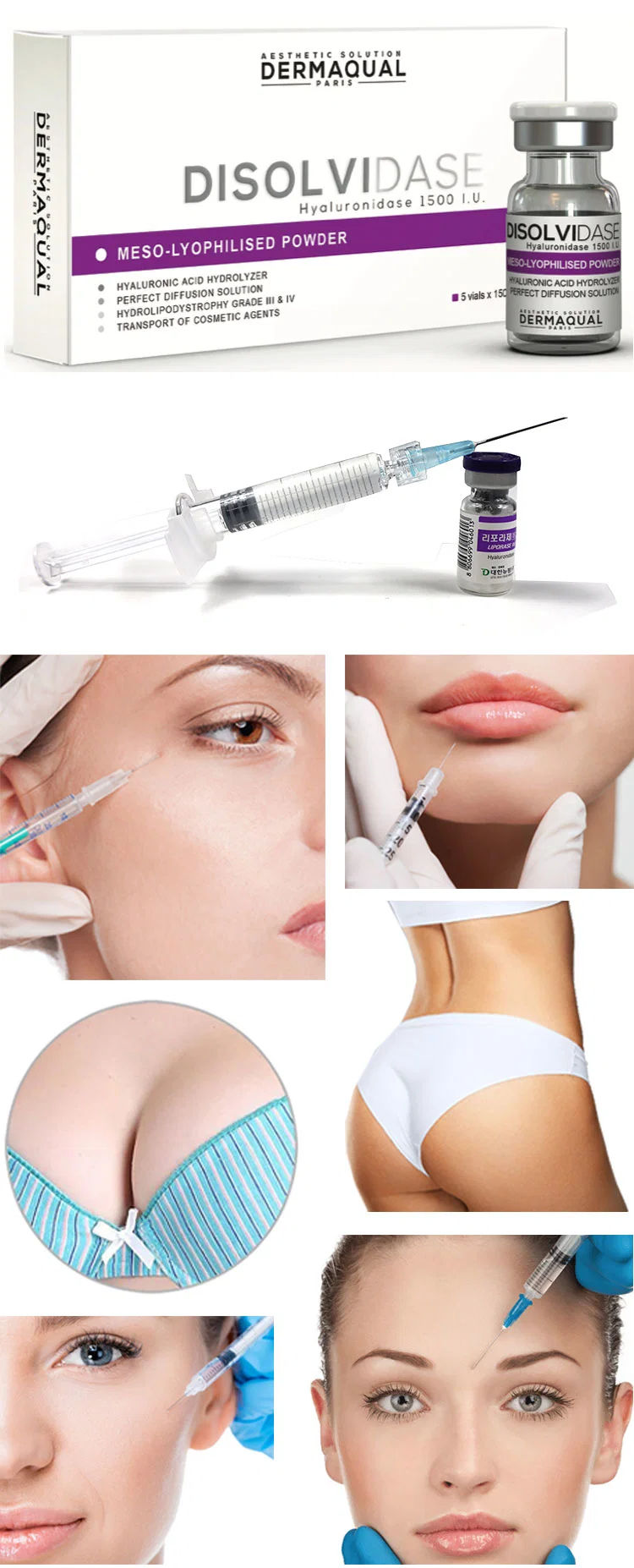 Anti Aging Injection Use of Hyaluronidase for Dermal Filler Complications