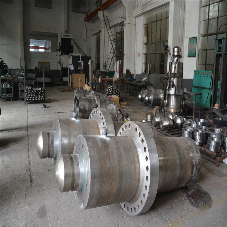 Pile Driver Cylinder Carbon Steel Construction Heavy-Duty Flange Piston Hydraulic Cylinder