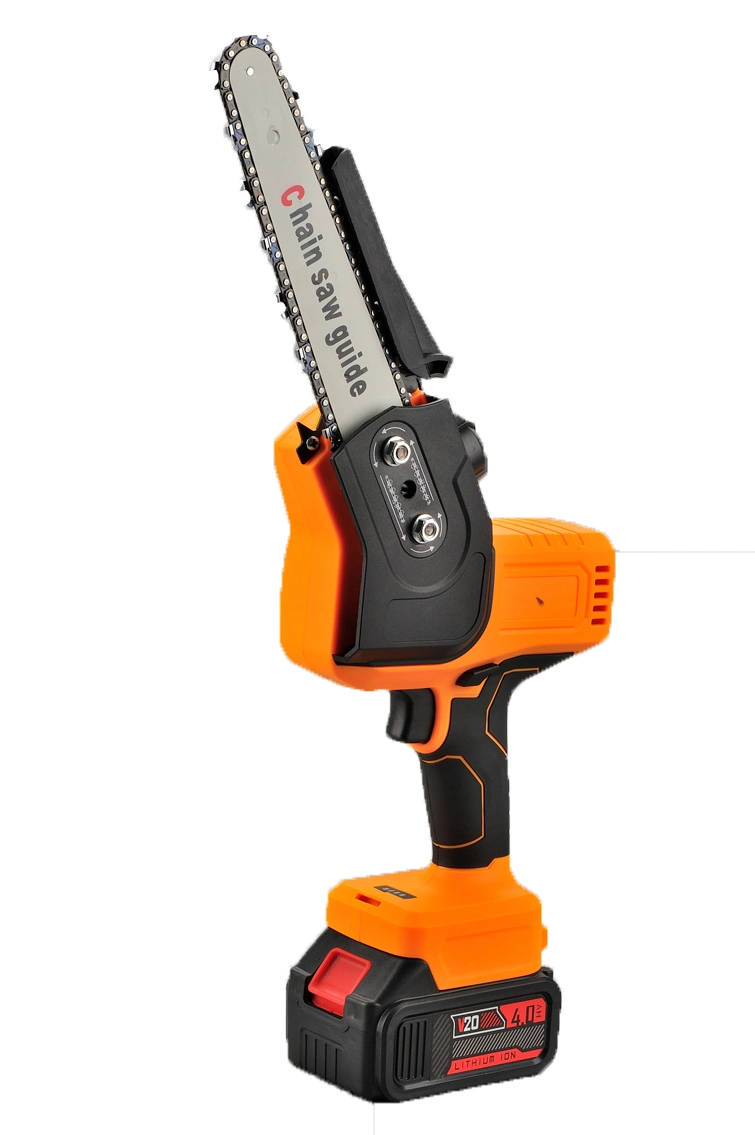 Garden Tool Electric Rechargeable Battery 8 Inch Cordless Chainsaw
