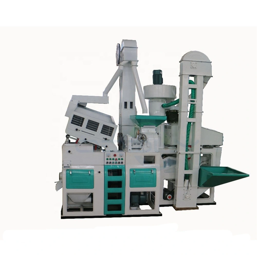 20tpd Small Complete Set Combined Rice Mill Processing Machine with Cleaner Destoner Polisher