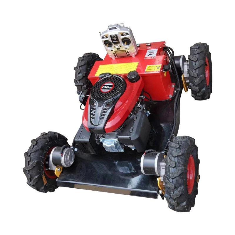 in Stock 4WD Mini Smart Self Robot Remote Control Lawn Mower for Garden Farm