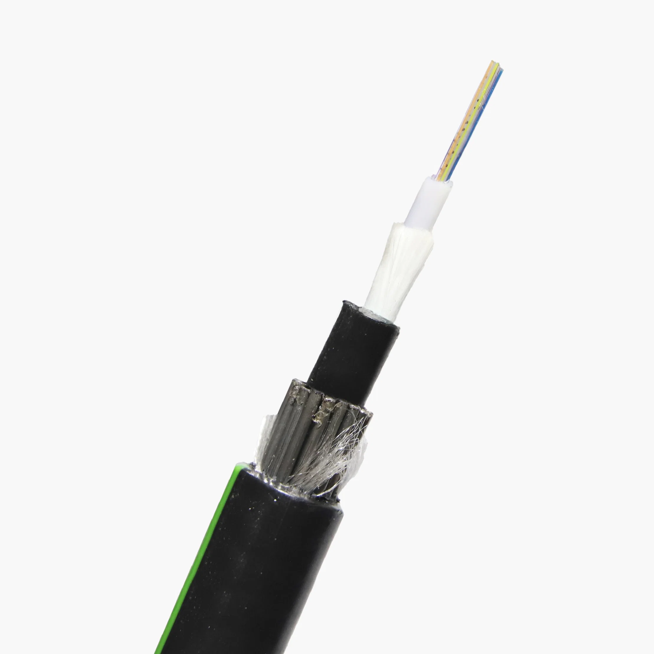 New Product Armor Outdoor Cable 12 Cores Double Jacket with Glass Yarn Fiber Optical Cable