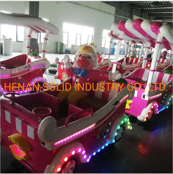 Fiberglass, Trackless Train Kiddie Electric, Mini Electric Outdoor Entertainment