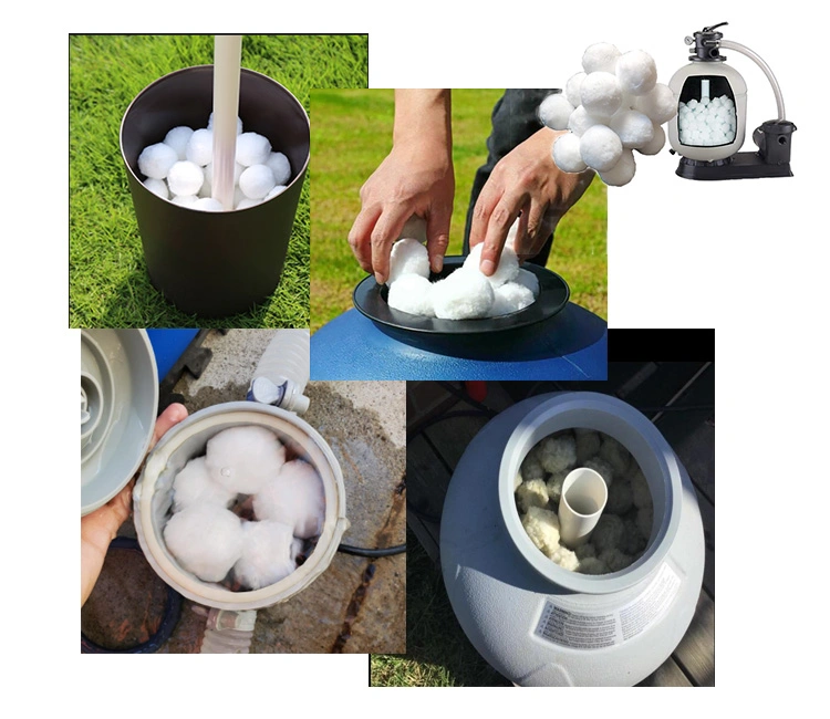 Manufacturers Direct Cotton Polyester Fiber Filter Balls for Swimming Pools