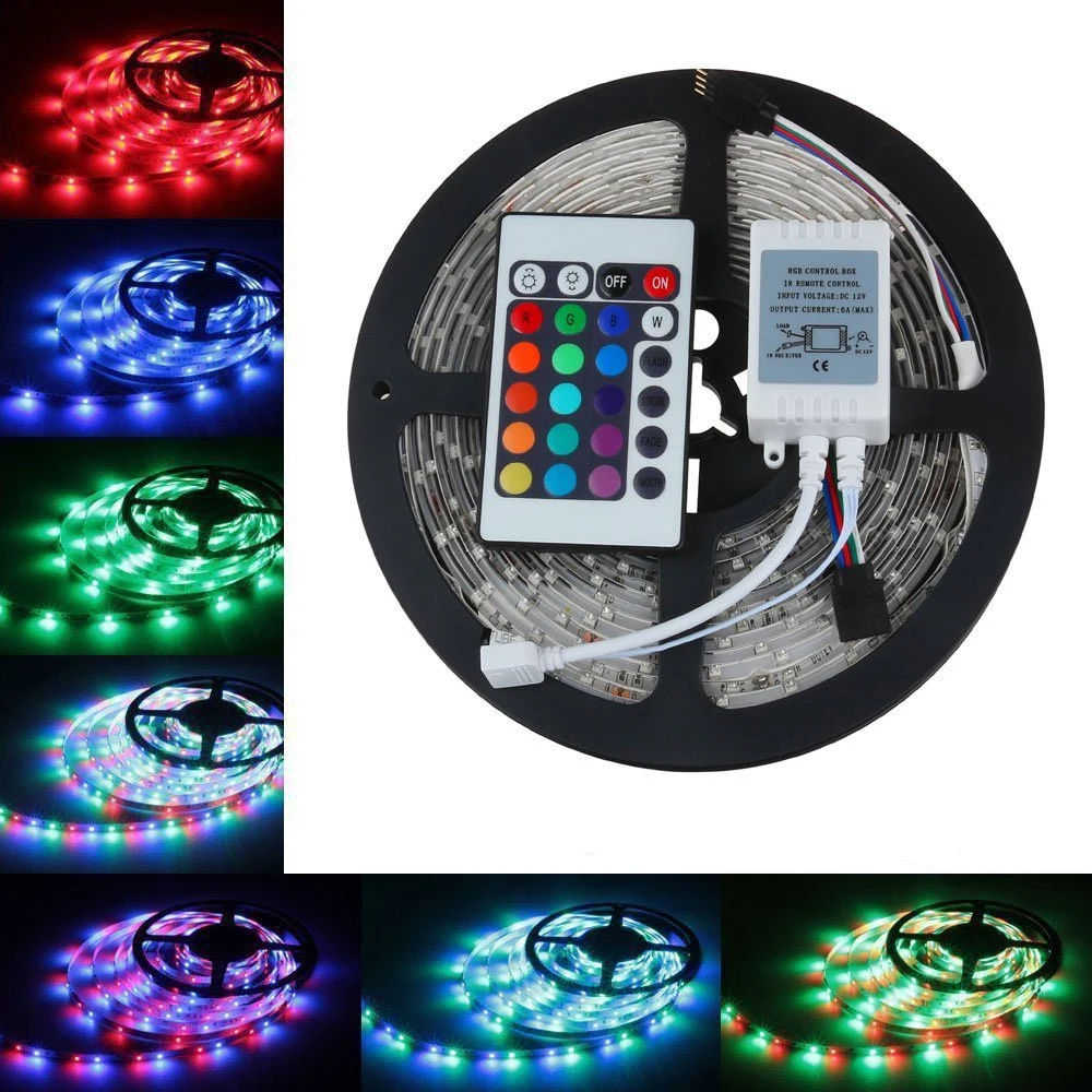 12V SMD2835 LED Strip Light IP65 60LED/M RGB