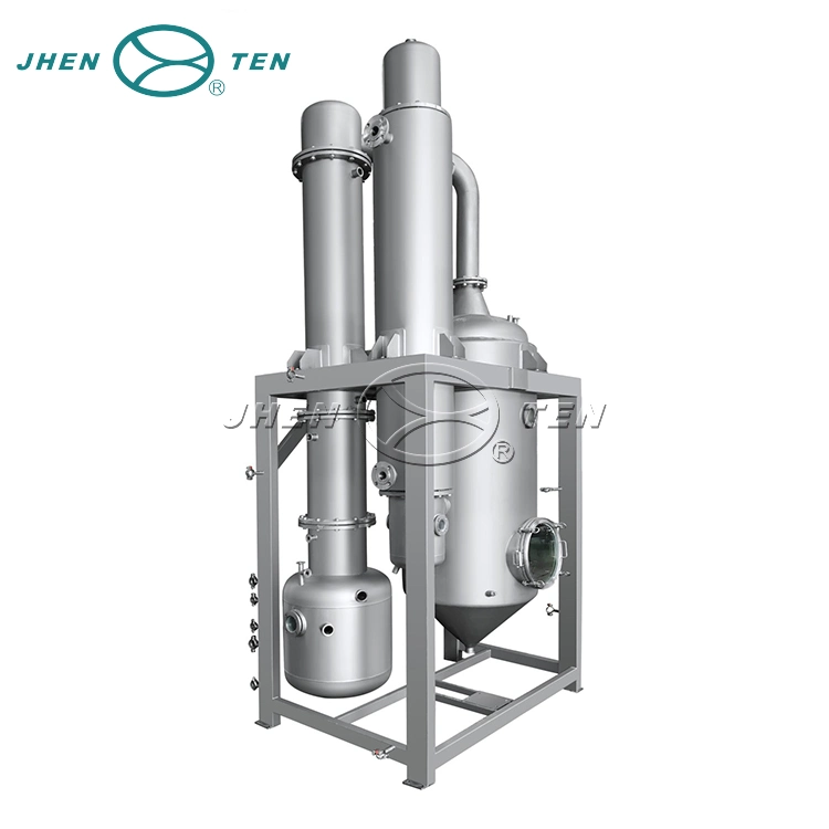 Stainless Steel Oil Evaporation Equipment Falling Film Vacuum Evaporator