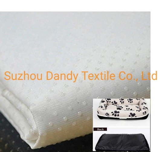 Polyester PVC/Silicone Anti Slip Fabric with Non-Slip Dots Fot Pet Cover