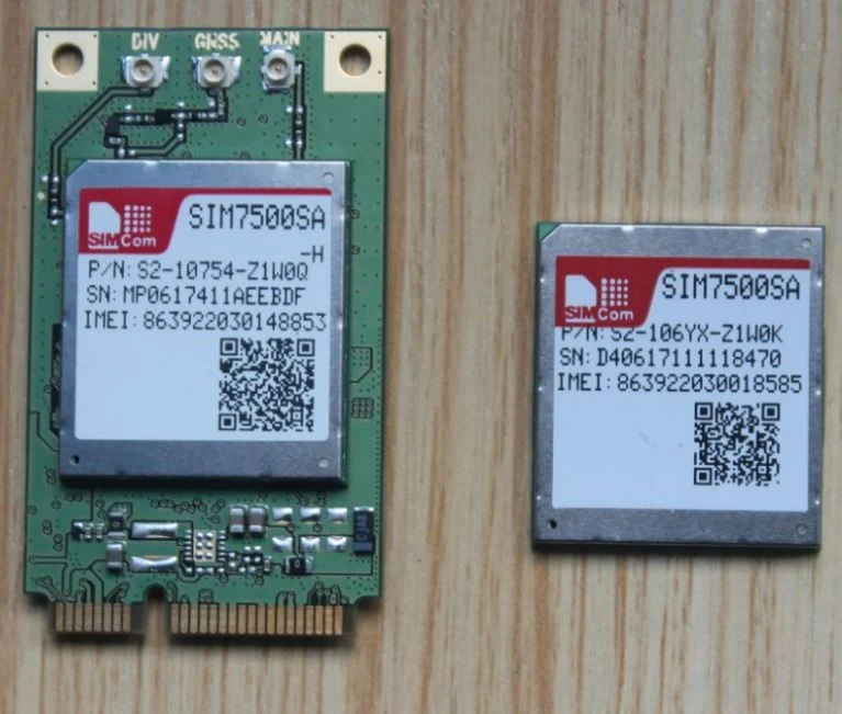 Support Band B1/B3/B5/B7/B8/B28 4G Lte Module SIM7500SA-Pcie & SMT