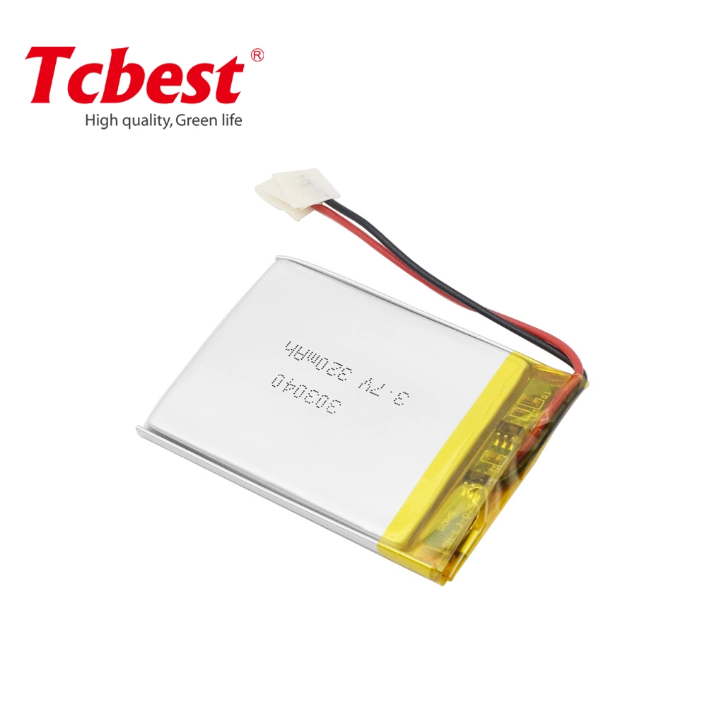 Tc303040 Li-Po de 3.7V 320mAh batería de polímero de litio con aviones no tripulados para E-Bike y helicópteros de Quadcopter