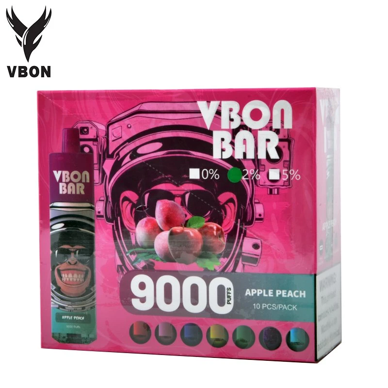 Desechables, E-CIGS 9000 inhalaciones Vbon Bar Vape RGB recargable en la UE Disponibles eléctrico