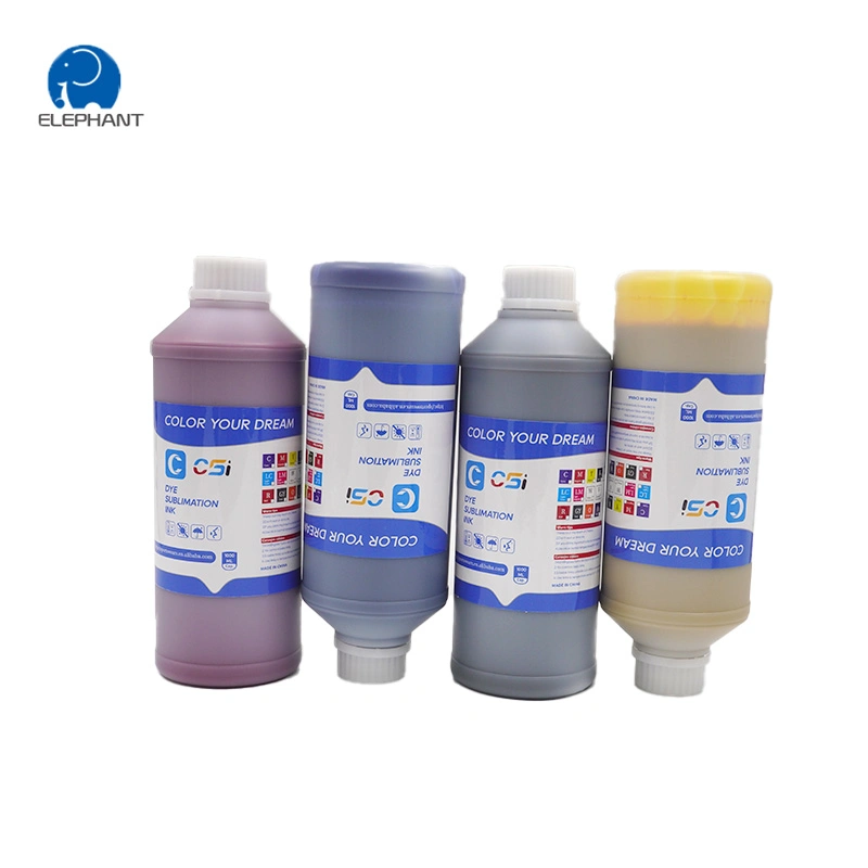 Encre d'impression par sublimation C / y / M / K. 1 000 ml d'encre de sublimation thermique