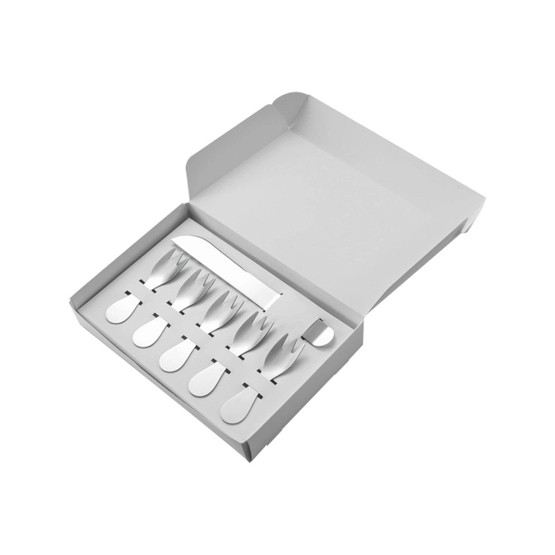 Luxury Shovel Knife Forks Gift Set Wedding Birthday Bread Dessert Stainless Steel Cake Plate and Fork Set