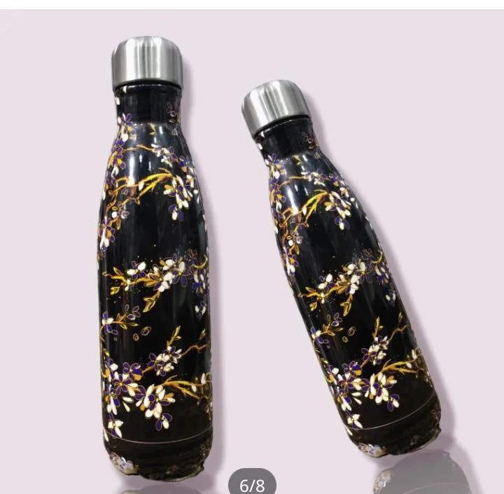 Travel Double Walled Vacuum Insulated Water Bottle Leak-Proof Cola Shape Stainless Steel Water Bottle 500ml, 750ml, 1000ml