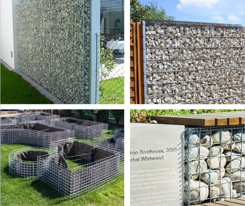 Fabrik Direktversorgung Gabion Drahtgitter Korb Stone Cage Halten Wand