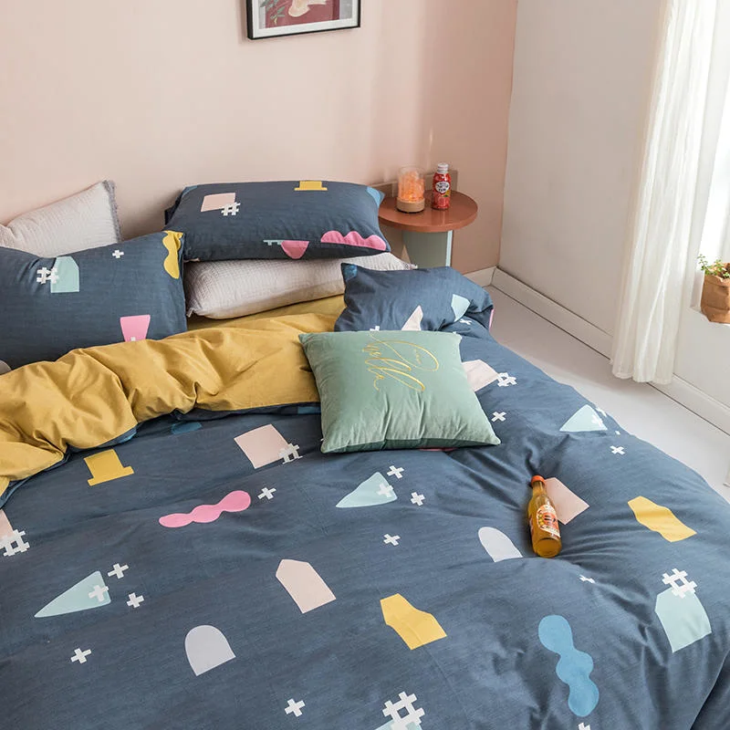 Wholesale/Supplier Bed Sheet Bedding Set 100% Cotton Bedspread Comforter Set Bedding for Home