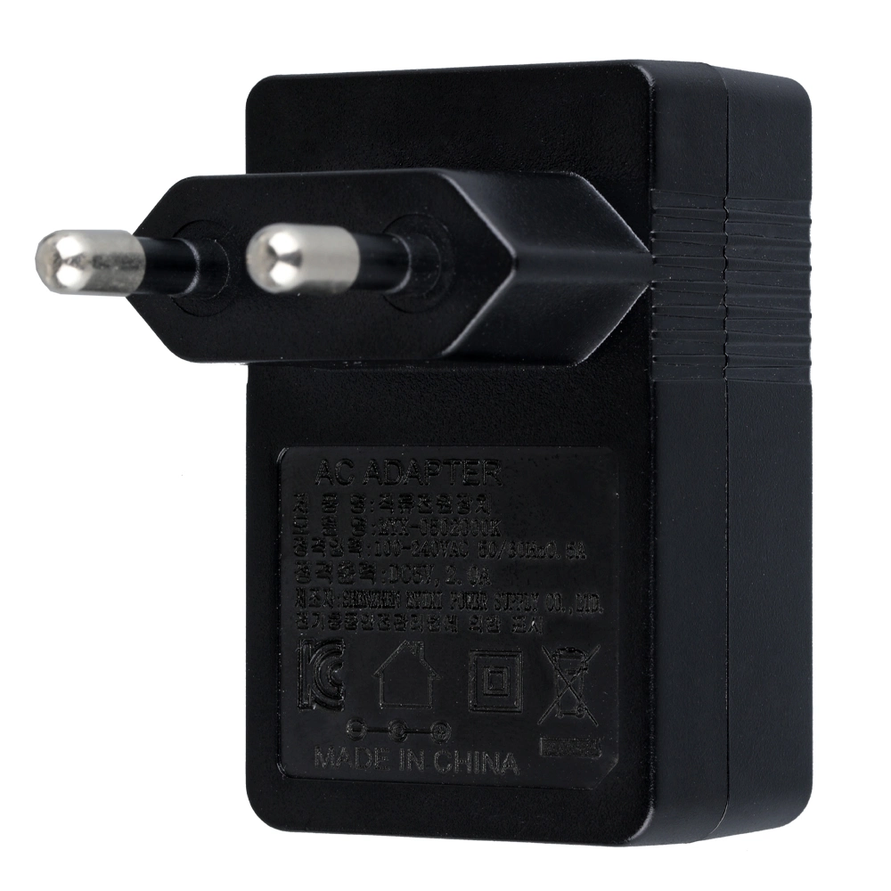 Kc Kcc 5V2a USB Wall Mounted Power Adapter Korera Plug Power Supply Adaptor