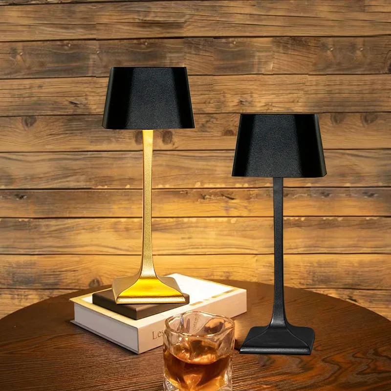 Modern Rechargeable Aluminum Lampada LED Touch Living Room Reading LED Table Lamp