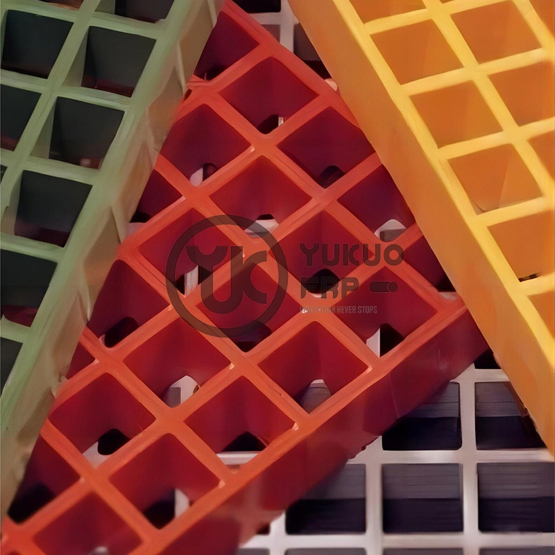 Factory Supply Antislip FRP Gratings/FRP Platform/Fiberglass Products for Electroplating Industry