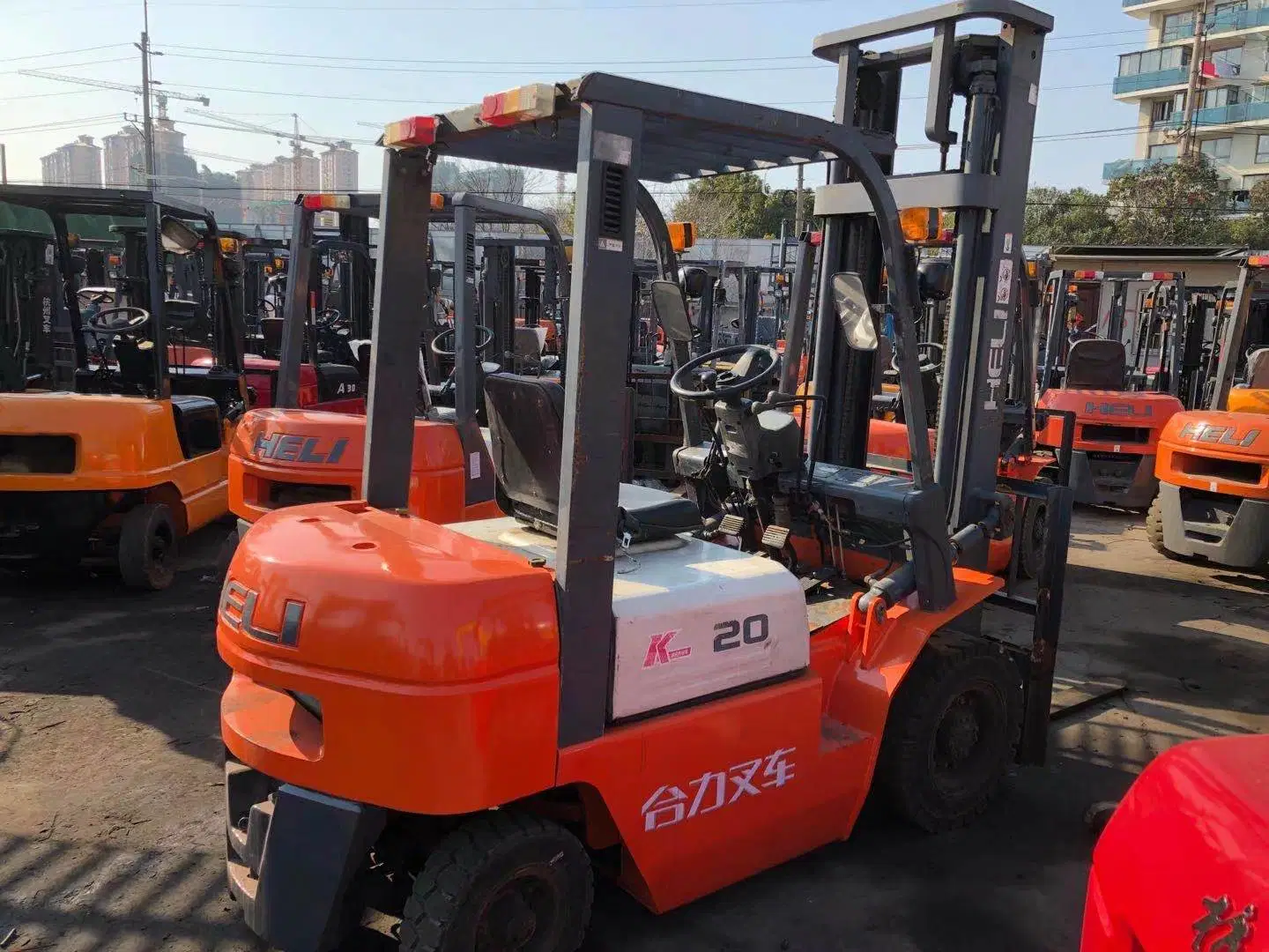 Used Forklift Truck 2 Ton 500 mm Load Center in Stock