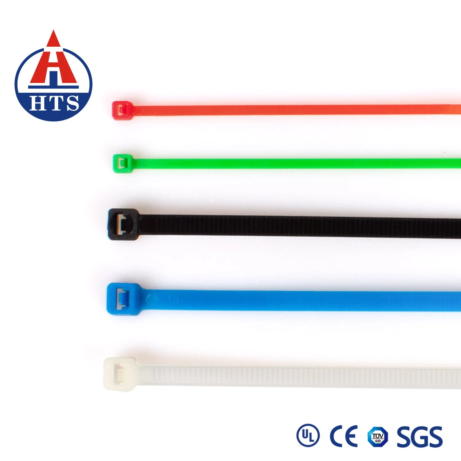 Selbstverriegelender Kabelbinder aus UV-Kunststoff-Nylon PA66, Kabeldraht-Reißverschluss Krawatte