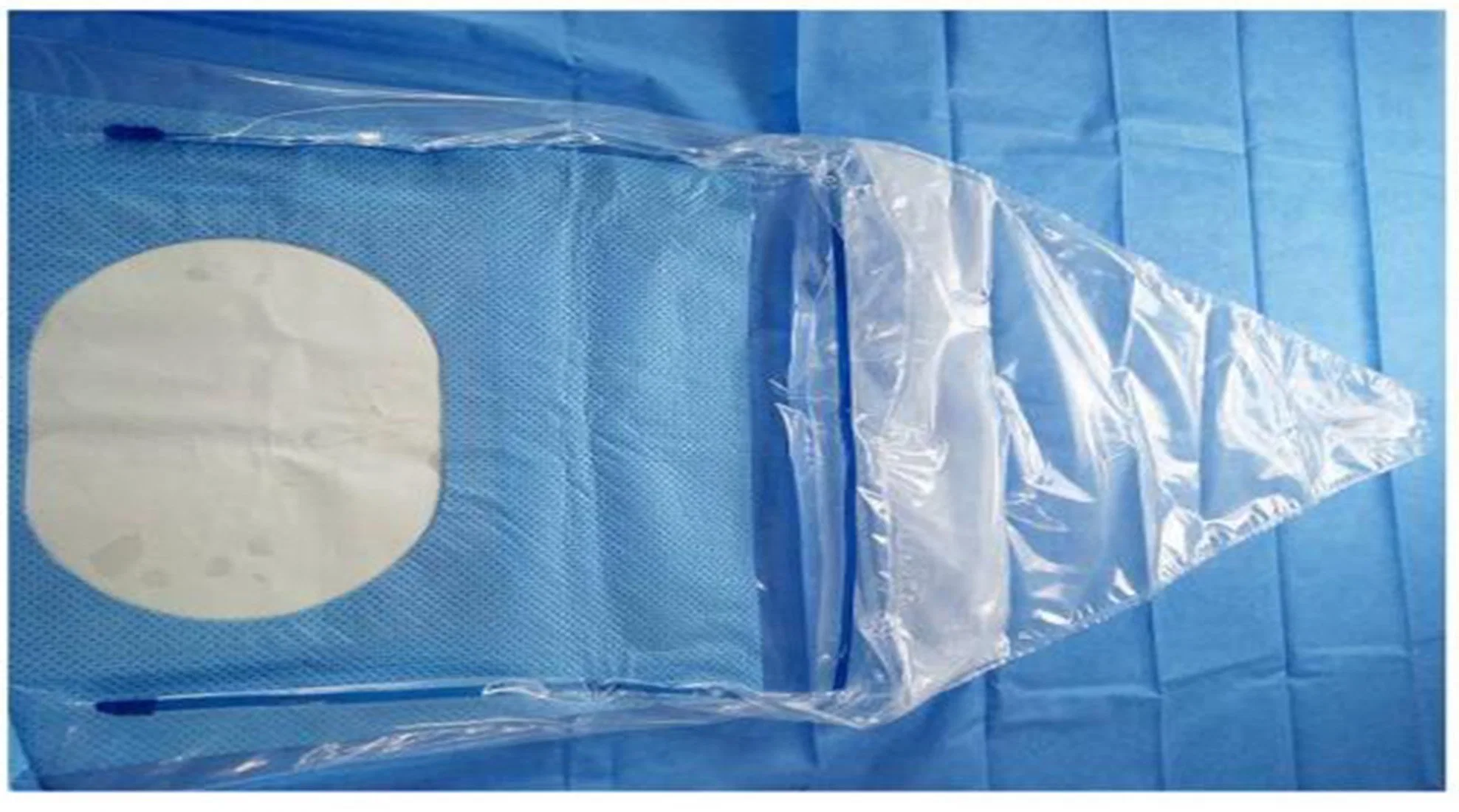 Manufacturer Sterile Fluid Collection Bags Liquid Collection Pouch for Eye Surgical Drape