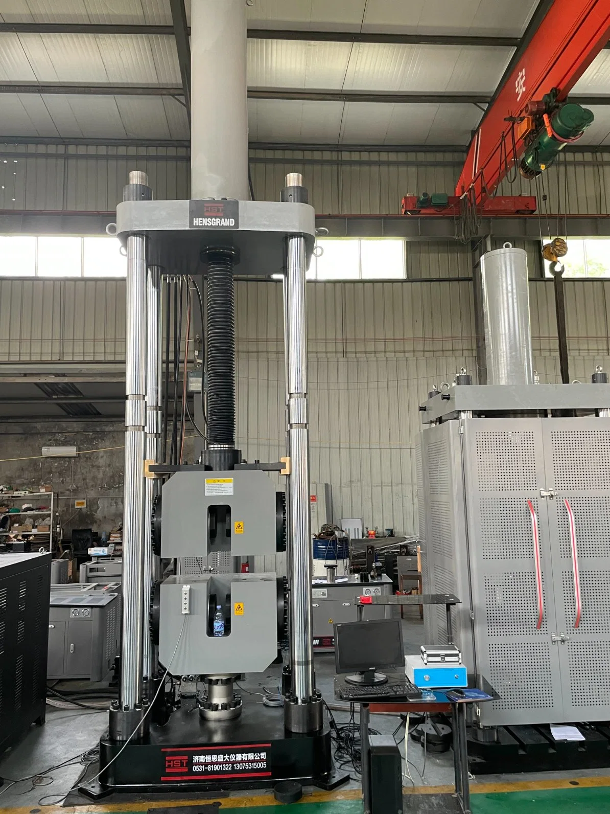 100/150/200 Tons Computerized Electro Hydraulic Rebar Universal Testing Machine