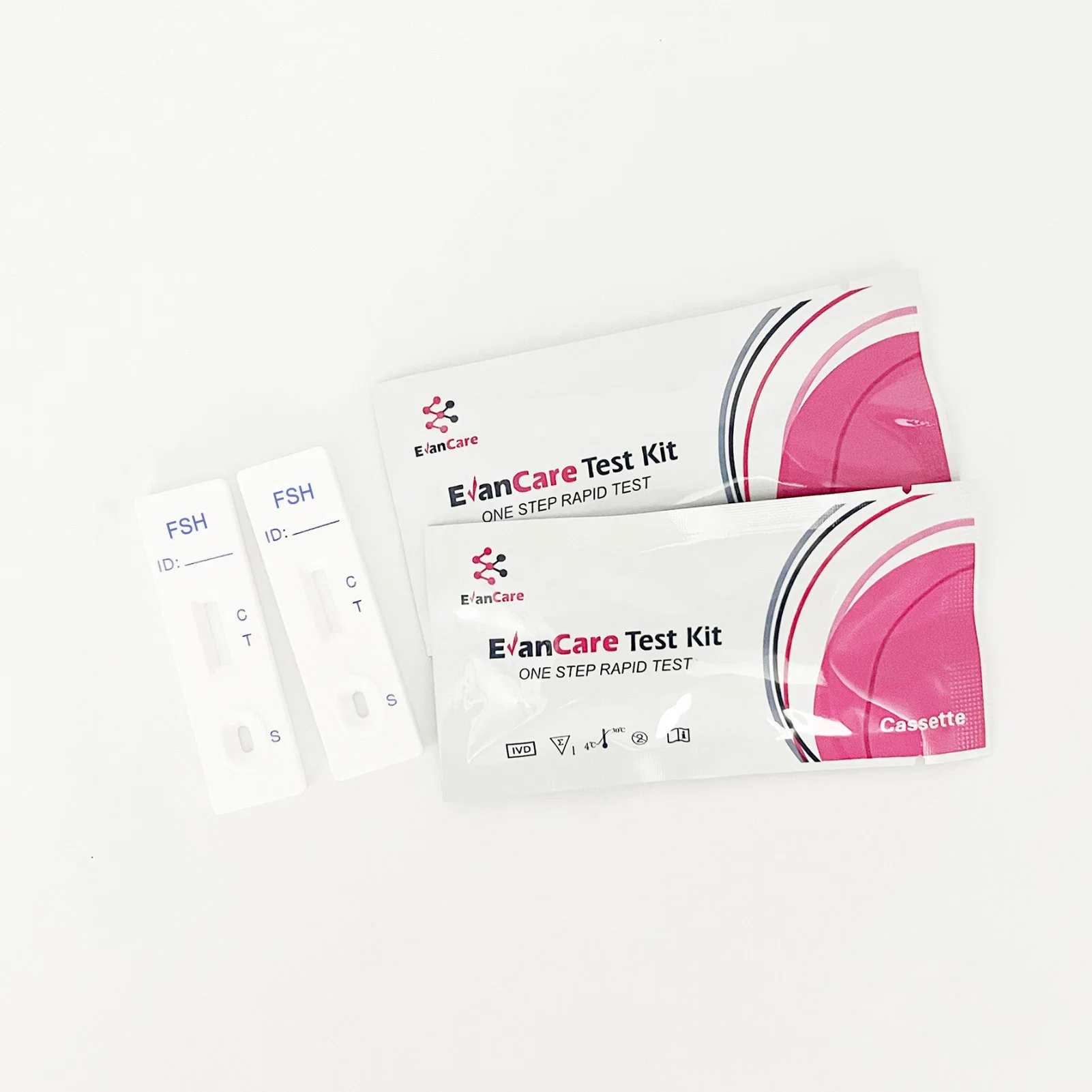 One Step CE FSH Rapid Diagnostic Test Kit 2,5 mm HCG-Urintest-Teststreifen für den Heimgebrauch