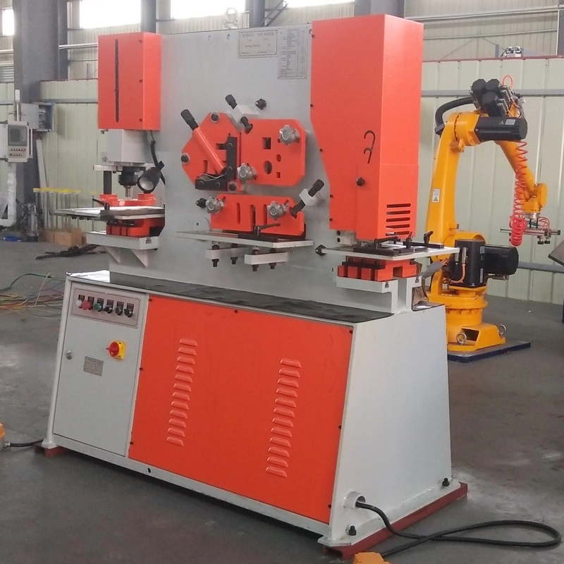 Hydraulic Iron Worker CE Hydraulic Punching Machine Shearing and Bending Machine